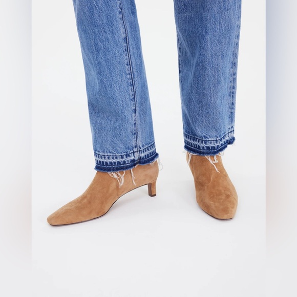 Madewell The Dimes Kitten-Heel Boot in Tawny Khaki, Size 8.5 - Picture 2 of 13